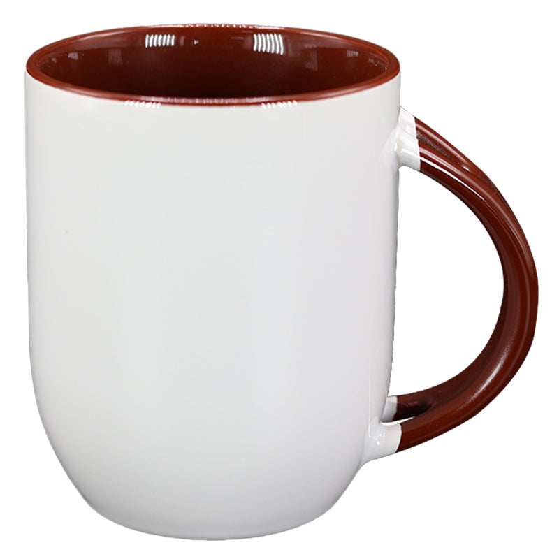 TAZA BLANCA CON CHOCOLATE