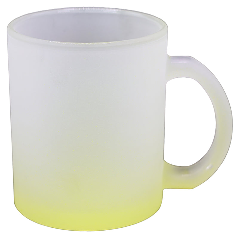 TAZA TRANSPARENTE AMARILLO AHUMADO