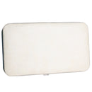 CARTERA RECTANGULAR CREMA