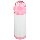 TERMO BLANCO CON ROSADO