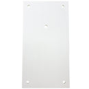 RELOJ DE CRISTAL RECTANGULAR BLANCO