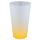 VASO TRANSPARENTE NARANJA AHUMADO