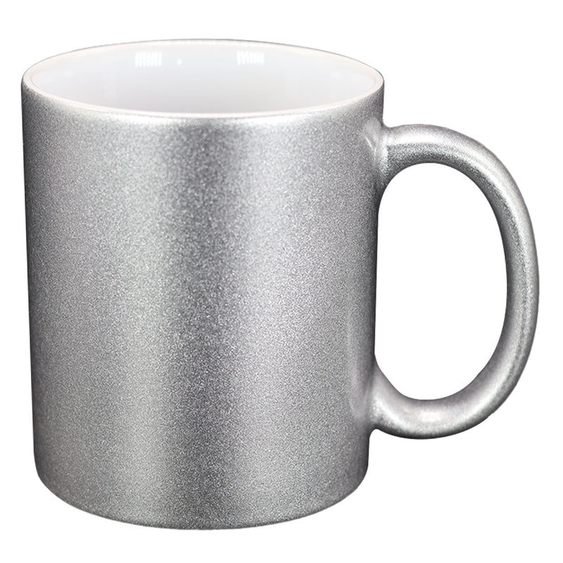 TAZA GRIS ESCARCHADO