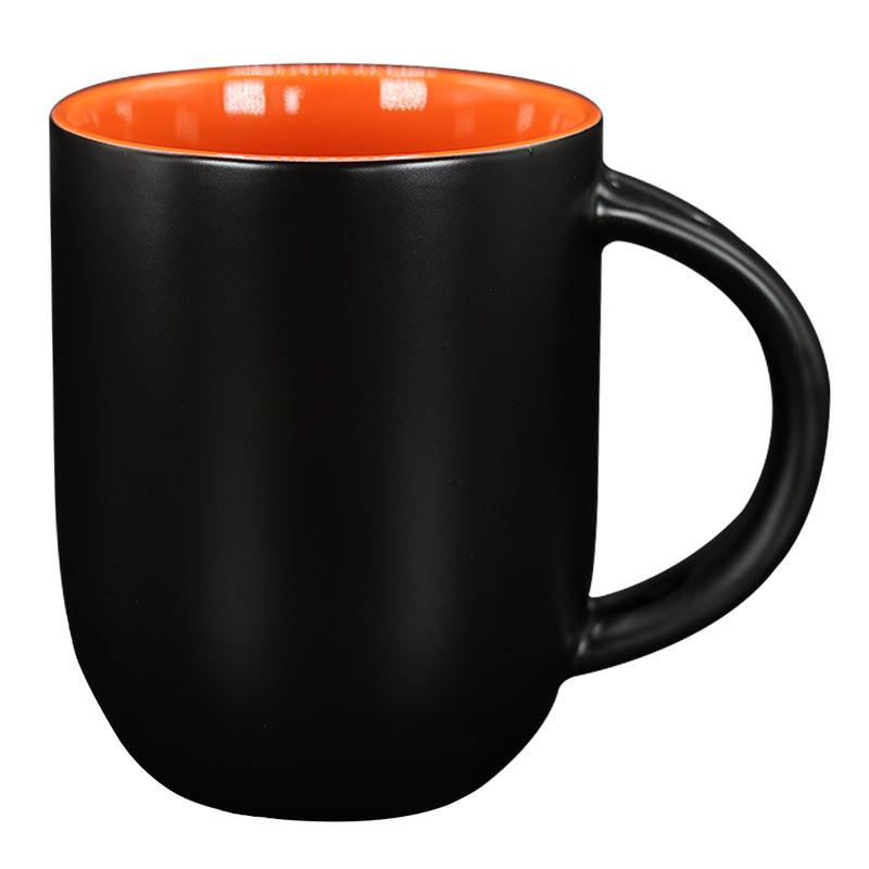 TAZA MÁGICA NEGRO CON NARANJA