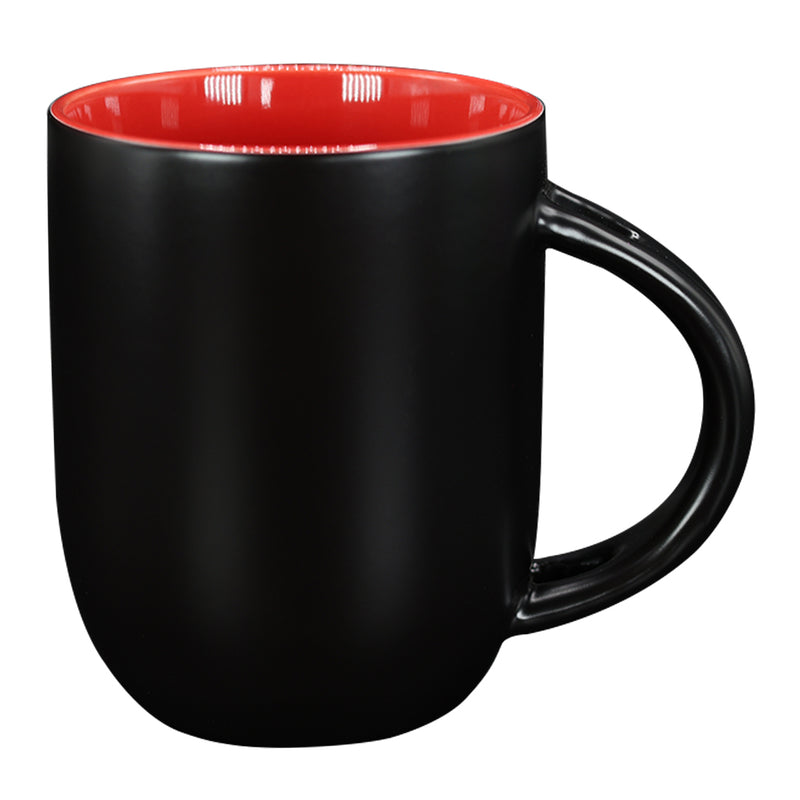 TAZA MÁGICA NEGRO CON ROJO