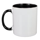 TAZA BLANCA CON NEGRO