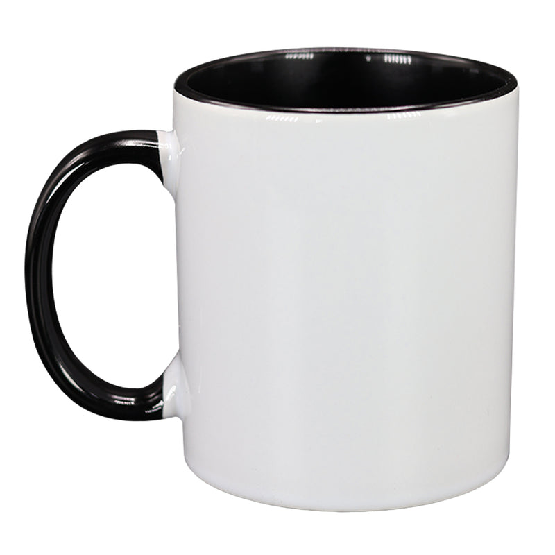 TAZA BLANCA CON NEGRO