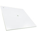 RELOJ DE CRISTAL CUADRADO BLANCO