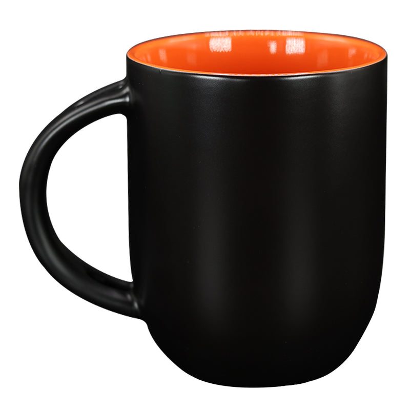 TAZA MÁGICA NEGRO CON NARANJA