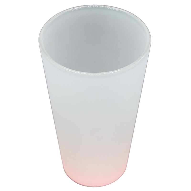 VASO TRANSPARENTE ROSADO AHUMADO