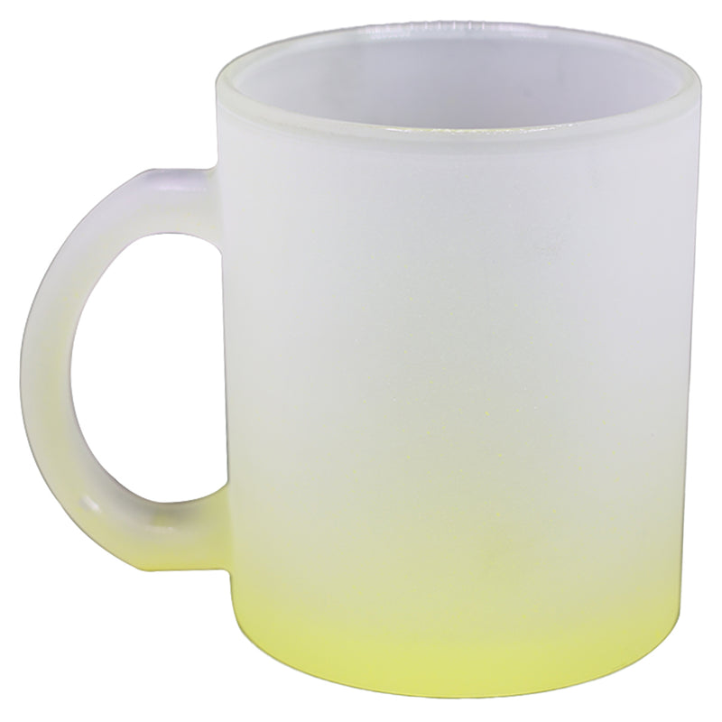 TAZA TRANSPARENTE AMARILLO AHUMADO