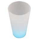 VASO TRANSPARENTE CELESTE AHUMADO