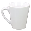 TAZA BLANCA EN FORMA DE CONO