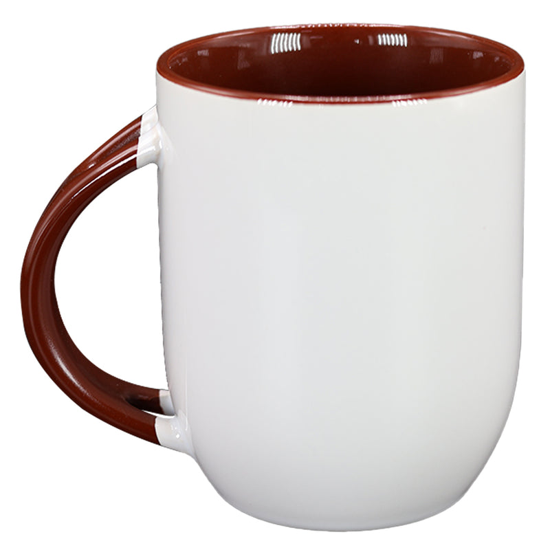 TAZA BLANCA CON CHOCOLATE