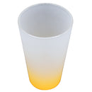 VASO TRANSPARENTE NARANJA AHUMADO