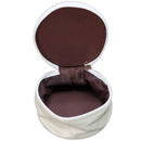 CARTERA CIRCULAR CREMA