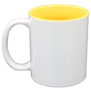 TAZA AMARILLO CON BLANCA