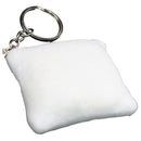 LLAVERO DE ALGODÓN BLANCO