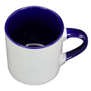 TAZA BLANCA CON AZUL