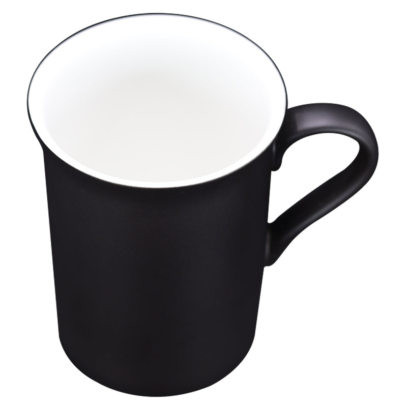 TAZA MÁGICA NEGRA CON BLANCO