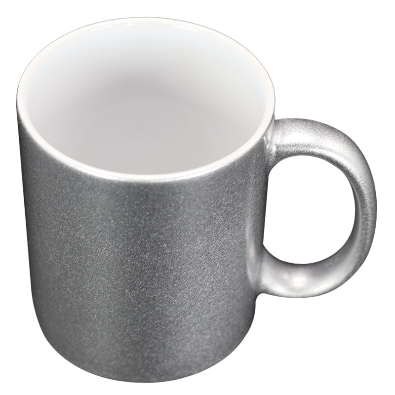 TAZA GRIS ESCARCHADO