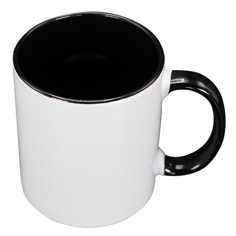 TAZA BLANCA CON NEGRO