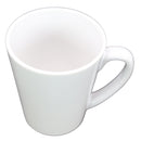 TAZA BLANCA EN FORMA DE CONO