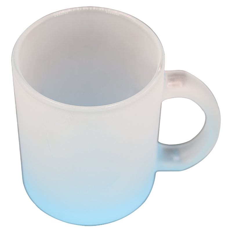 TAZA TRANSPARENTE CELESTE AHUMADO