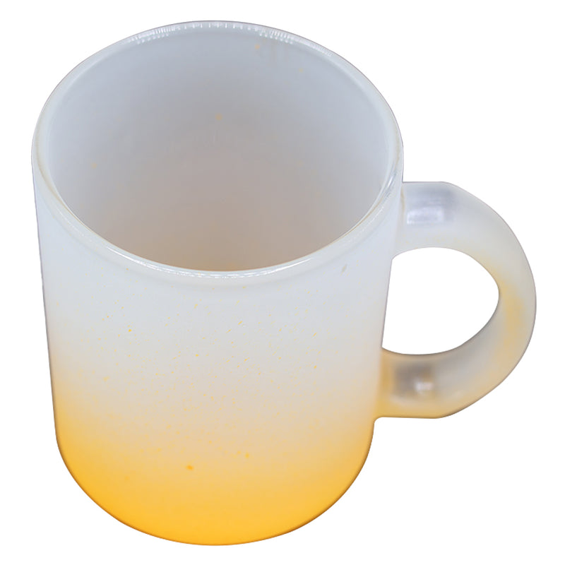 TAZA TRASPARENTE NARANJA AHUMADA