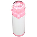 TERMO BLANCO CON ROSADO