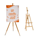 CUADRO EN LONA CON CABALLETE